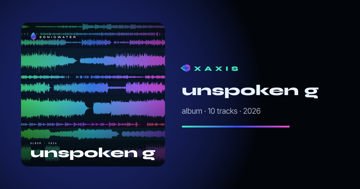 XA-003 · unspoken g